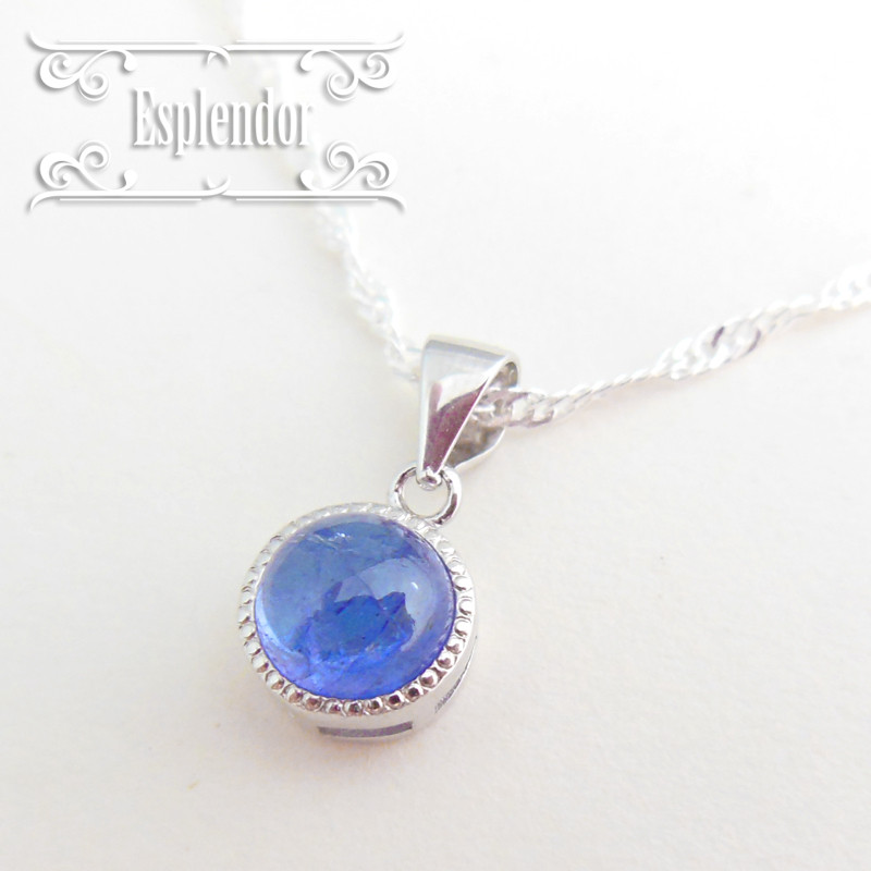 タンザニア産・カヤナイト シルバーペンダントネックレス