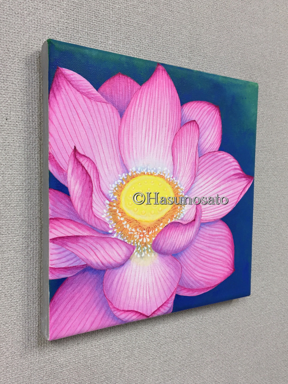 『蓮の花』の原画　POSCAで描いた蓮の花の絵画【送料無料】 2枚目の画像