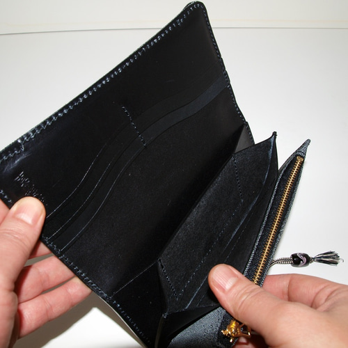 印伝紐巻き長型財布 鞘 長財布 銀鱗堂 通販 5358139｜Creema(クリーマ