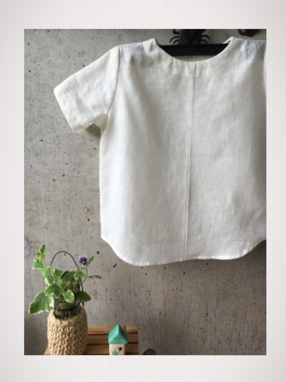 綿麻プルオーバーシャツ 1枚目の画像