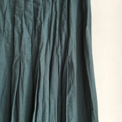 ☆Wガーゼのプリーツスカート  受注製作　カラー選択 3枚目の画像