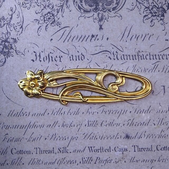 フォトフレーム　ゴールド　写真立て　アール・ヌーヴォー　真鍮 フォトフレーム ゴールド 写真立て アール・ヌーヴォー 真鍮 フォト