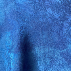 天然藍染　絹ストール 6枚目の画像