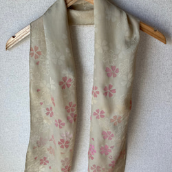 草木染め　絹スカーフ 3枚目の画像