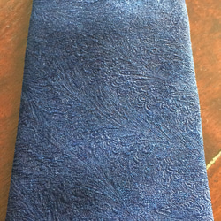 天然藍染　ネクタイ　絹 1枚目の画像