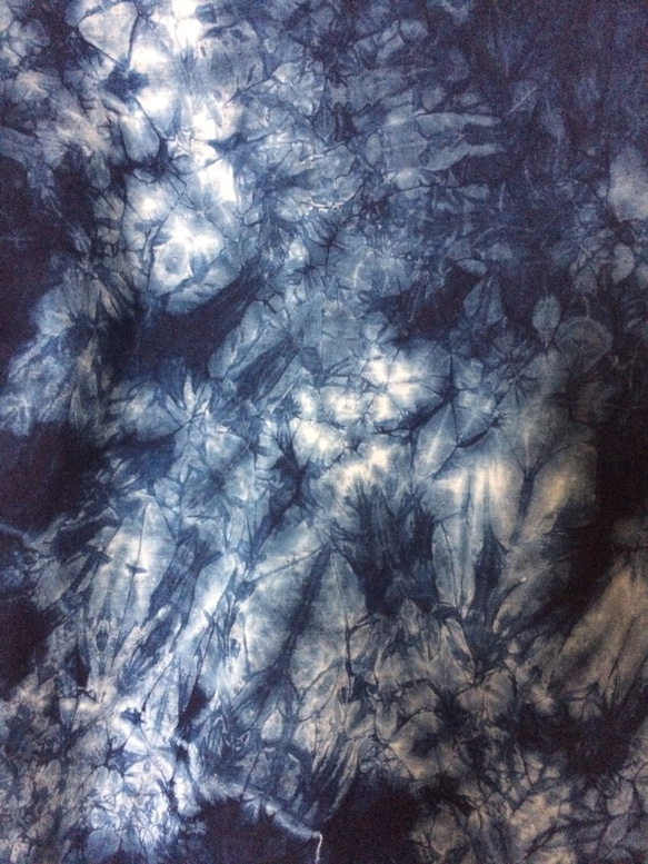 天然藍染　Ｔシャツ（メンズ）　綿 2枚目の画像