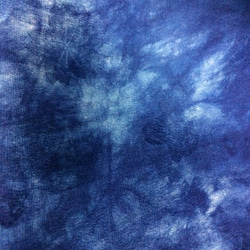 天然藍染 スカーフ 絹 3枚目の画像