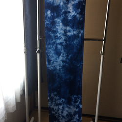 天然藍染 綿日本手ぬぐい地  晒 3枚目の画像