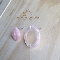 △circle pierce△pink_サークルピアス_チタン 2枚目の画像