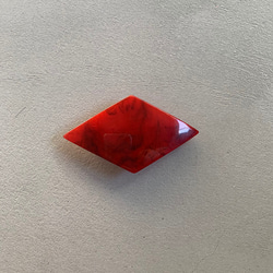 △rhombus barrette（L)  △red 1枚目の画像