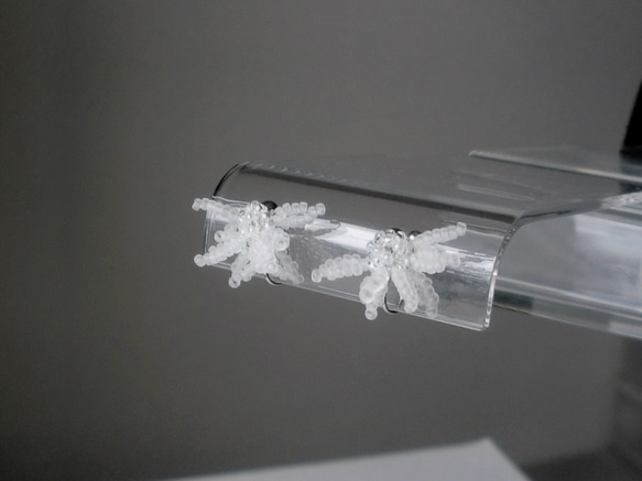 ガラスの花のイヤリング(ピアス)―向日葵 7枚目の画像