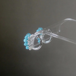 Crystallize + 耳環 (Pierce) [Turquoise] Screw spring 第2張的照片