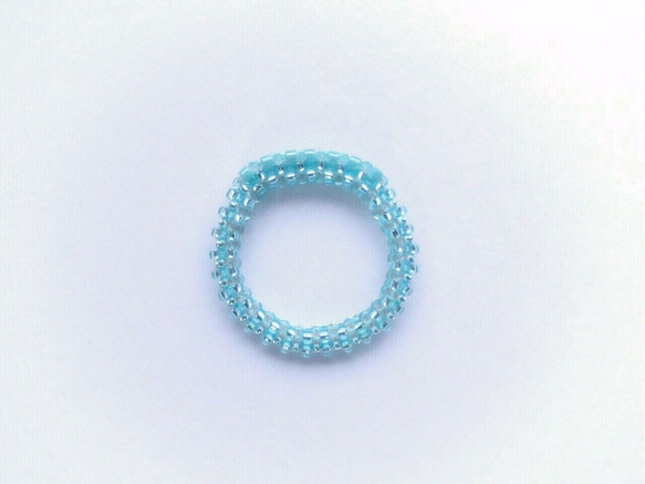 Crystallize + 耳環 (Pierce) [Turquoise] Screw spring 第9張的照片