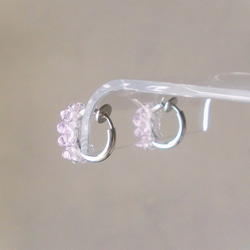 〖櫻花〗晶化+耳環（穿孔）螺絲彈簧 第4張的照片