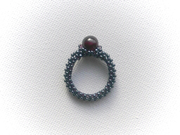 Calyx Ring（ガーネット/マグマ) 3枚目の画像