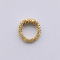 Crystal Anteque Ring /ゴールド 3枚目の画像