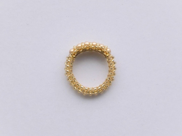 Crystal Anteque Ring /ゴールド 3枚目の画像