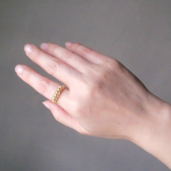 Crystal Anteque Ring /ゴールド 4枚目の画像