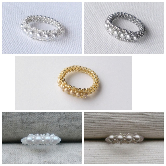 Crystal Anteque Ring /ゴールド 6枚目の画像