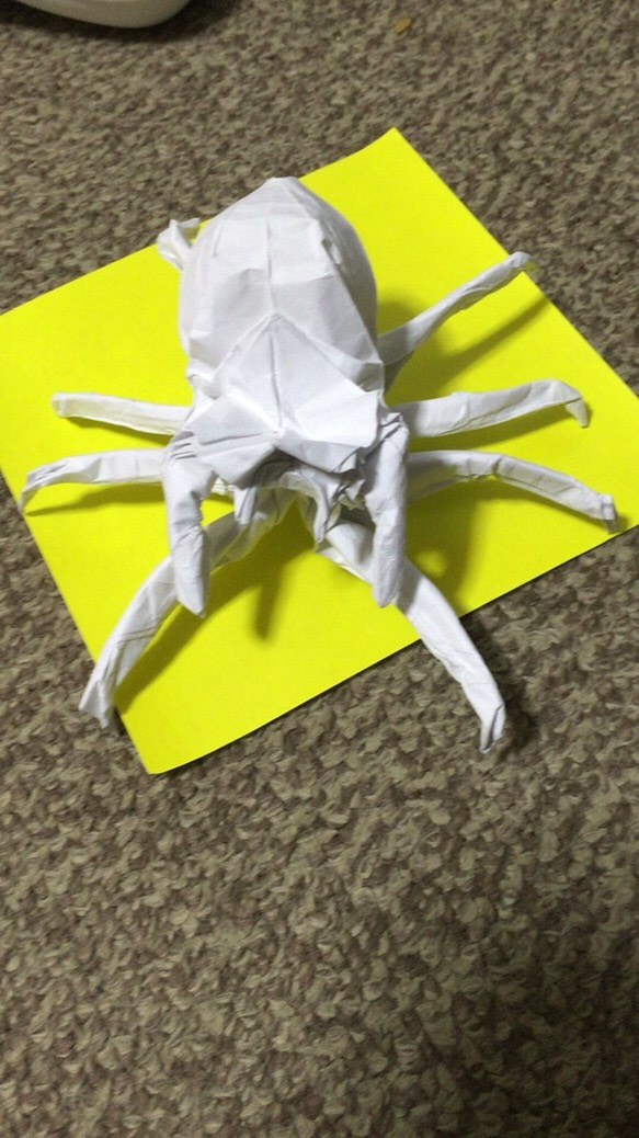 折り紙作品(蜘蛛) 2枚目の画像