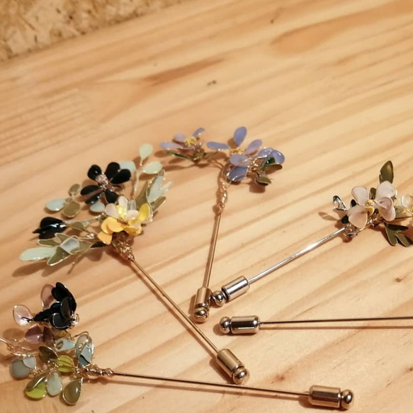 Flower pin(フラワーピンブローチ) 1枚目の画像