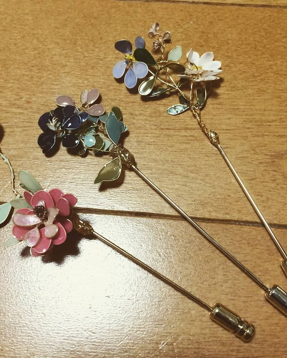 Flower pin(フラワーピンブローチ) 3枚目の画像