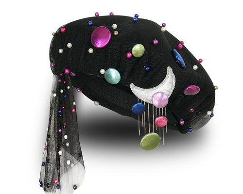 超美品！coco&ami ベレー帽　星座〜MOON☆ 星座～MOON☆ ベレー帽・ハンチング Coco&Ami(こことあみ) 通販