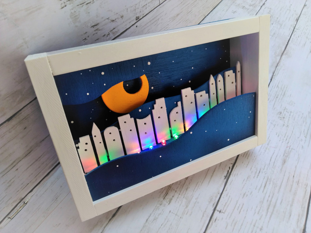 あかりの灯るオーナメント～Light of a ship Ⅱ(mix color)