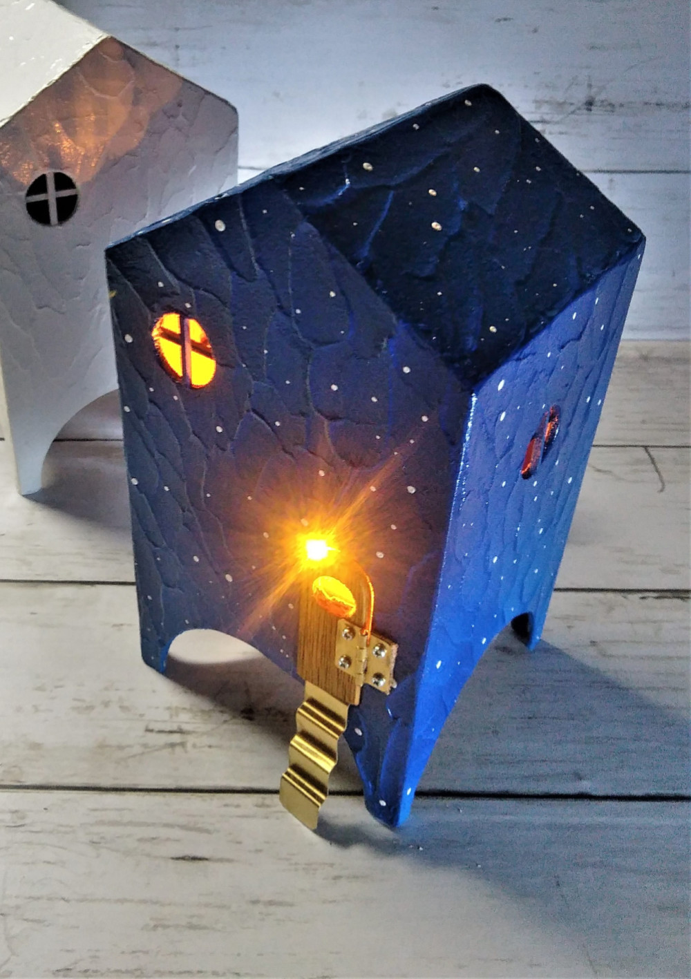 ★再販です★星の家灯(黄色・LED電池仕様)