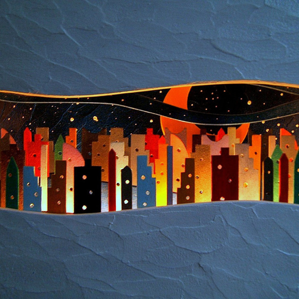 きらめく街の灯りに癒されて～SLIT NIGHT 立体・オブジェ GOTTA 通販  