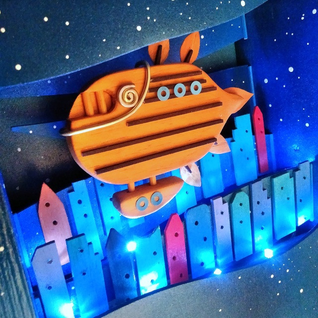 PukapoooⅣ～漂う気球船にのって～LED電池仕様