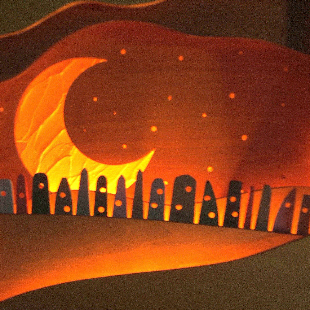 やすらぎの風景～安息街(木調)