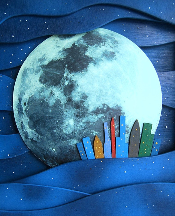 直径30cmの月が光ます～大月屋 6枚目の画像