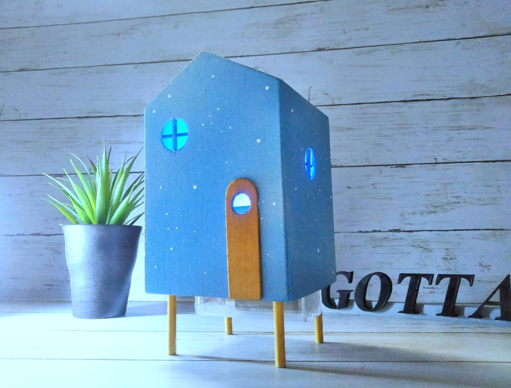 ★再販です★そらのいえ・LED電池仕様(ホワイト)