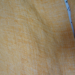 イタリア製ふんわりリネンガーゼスヌード☆オレンジ幅広 5枚目の画像
