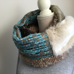 法國花呢@ Eco Fur and Knit Snood 第1張的照片