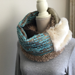 法國花呢@ Eco Fur and Knit Snood 第2張的照片