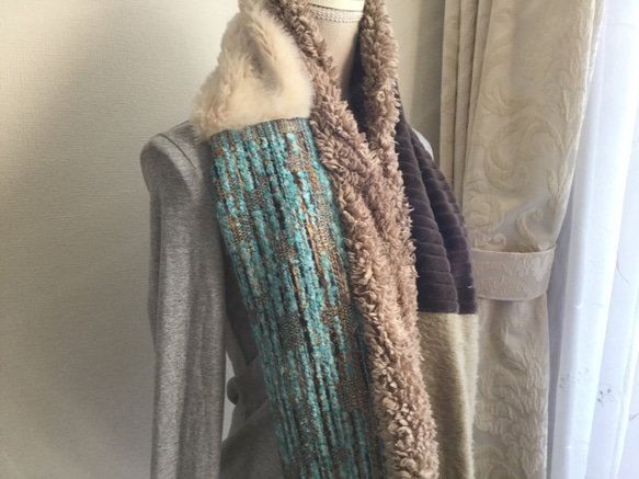 法國花呢@ Eco Fur and Knit Snood 第5張的照片