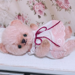 テディベア アンティーク ポンチ目のかわいい子 テディベア＜変わりポンチ目のコ＞ ぬいぐるみ Bearbunch（ぶん