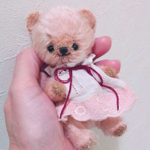 テディベア 桃花（ももか）ちゃん ぬいぐるみ Bearbunch（ぶんち