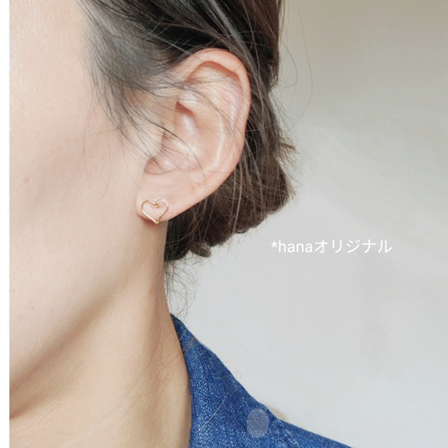 イニシャルピアス☆彡 - ピアス(両耳用)