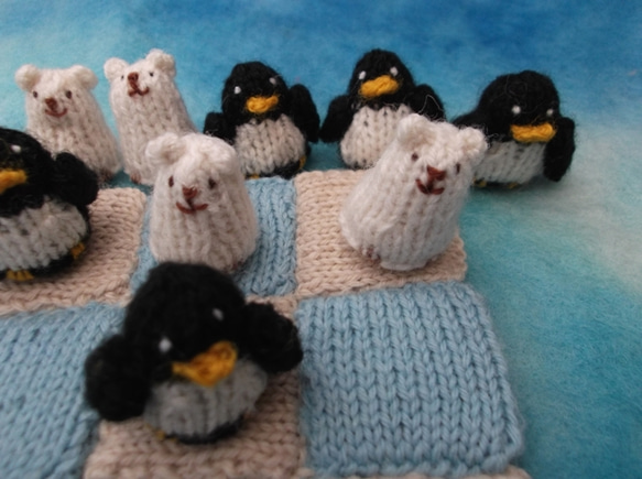 ペンギンと白くまのボードゲーム 2枚目の画像