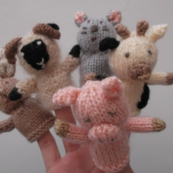 手編みの指人形 3枚目の画像