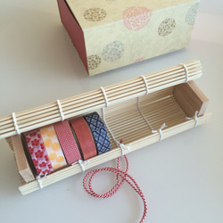 再販31 竹籠付き おにぎり弁当箱 四点セット 弁当箱・ランチボックス