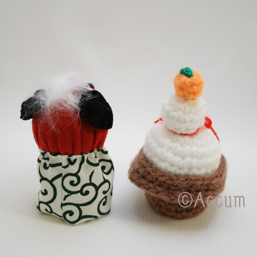 あみぐるみ鏡餅と獅子舞くん あみぐるみ chii. 通販 10732938｜Creema