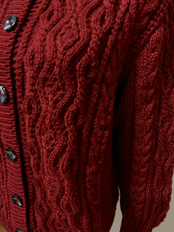 完全手編みセーター 2枚目の画像