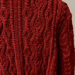 完全手編みセーター 5枚目の画像