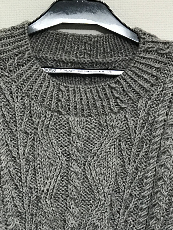 ※受注販売※完全手編みセーター 2枚目の画像
