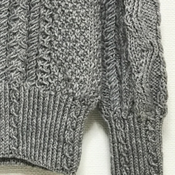 ※受注販売※完全手編みセーター 3枚目の画像