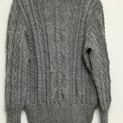※受注販売※完全手編みセーター 5枚目の画像